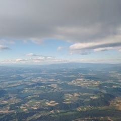 Flugwegposition um 16:52:02: Aufgenommen in der Nähe von Gemeinde Gallizien, Österreich in 2154 Meter